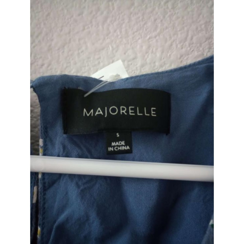 Majorelle Evelyn Dress in Blue Ditsy Revolve - Picture 3 of 3